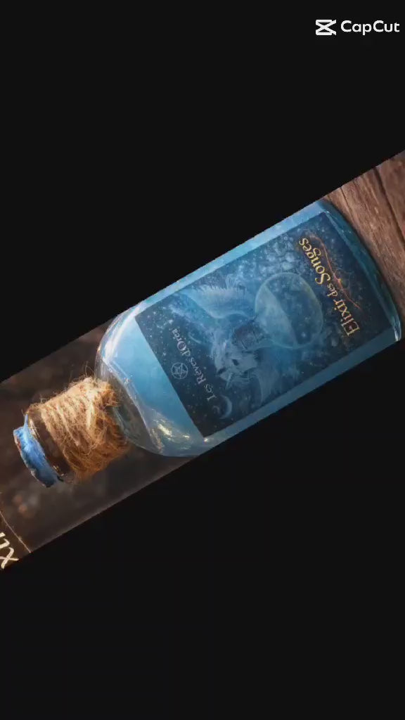 ✨ Fiole Magique Scintillante – Élixir Décoratif Enchanté
