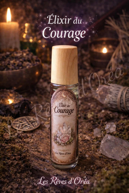 Élixir de Courage Doux – Rose & Quartz Blanc ✨🌸🤍