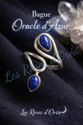 💍 Bague Oracle d’Azur 💍Argent 925 & Lapis-lazuli