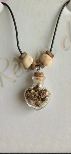 📜 Talisman des Terres Sacrées  📜 Collier Spell Jar Ancien