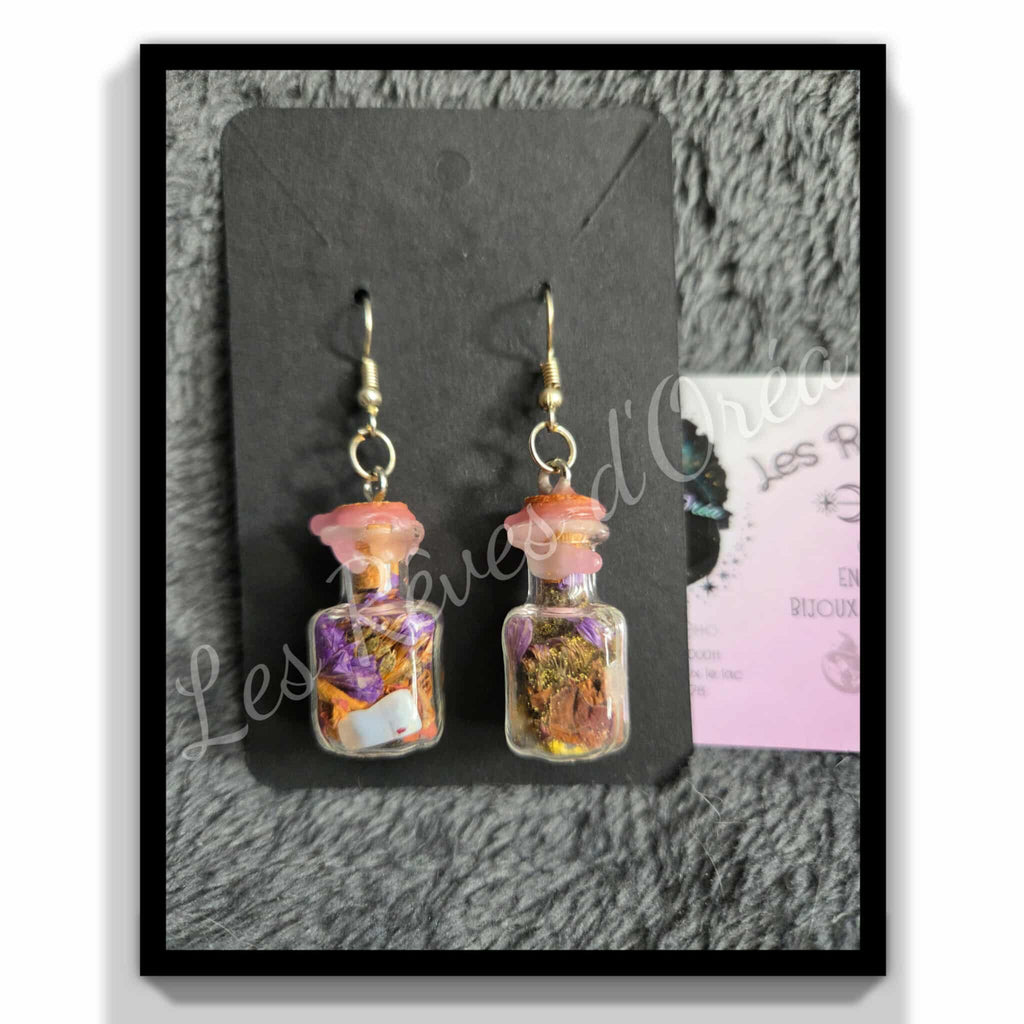 🌙✨ Fiole de Douceur Lunaire ✨🌙
Boucles d’oreilles enchantées – création artisanale