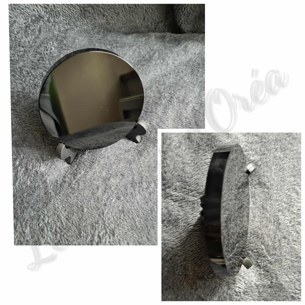 🔮 Miroir de la Sorcière 🔮 Miroir d’Obsidienne Ancestral