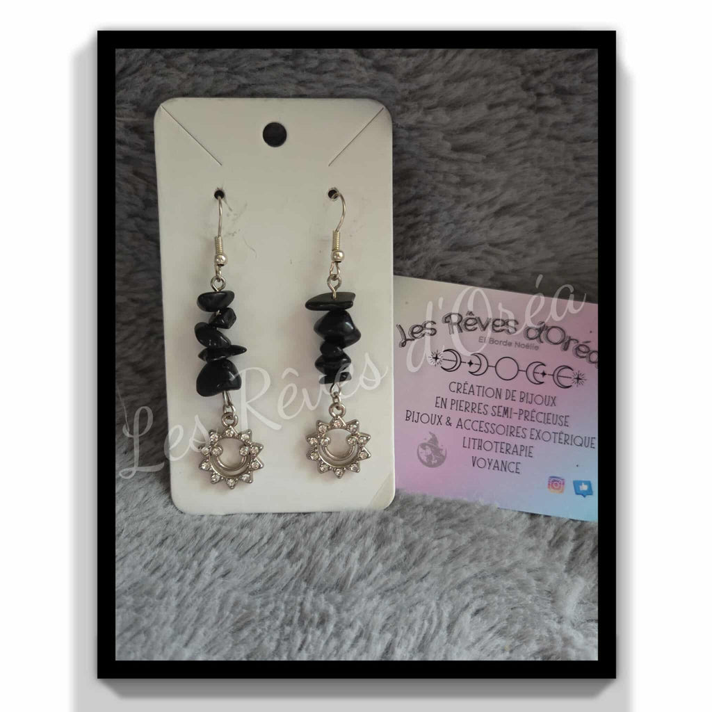 ✨Gardiennes d’Obsidienne ✨
Boucles d’oreilles en Obsidienne naturelle 🌑 Protection & Lumière