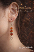 🔥 Boucles d’Oreilles 🔥 Flamme Sacrée
