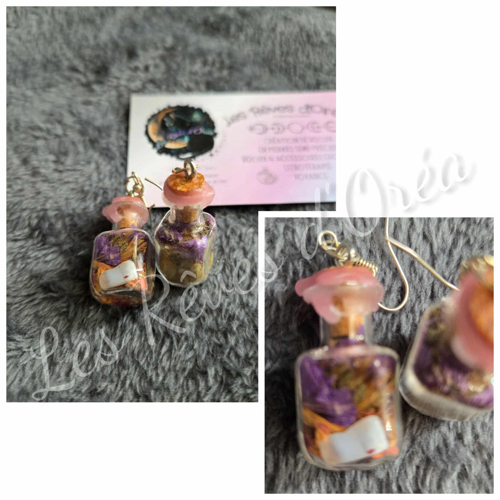 🌙✨ Fiole de Douceur Lunaire ✨🌙
Boucles d’oreilles enchantées – création artisanale