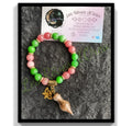 🌿 Bracelet des Cœurs Ancrés & Jardins Anciens 🌿Spell Jar – Agate verte & Rhodonite