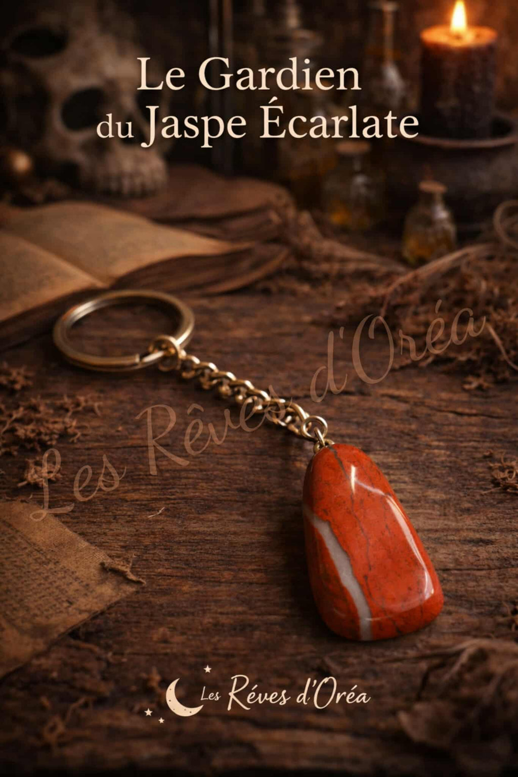 Les Gardiens de Jaspe – Porte-clés talismans d’ancrage