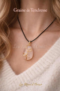🌸 Graines de Tendresse 🌸
Collier talisman en quartz rose