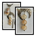 ✨ Talisman Lunaire de l’Aube Dorée ✨
Collier Spell Jar & Citrine