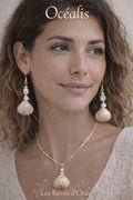 🌊 Océalis 🌊
Parure coquillage & howlite