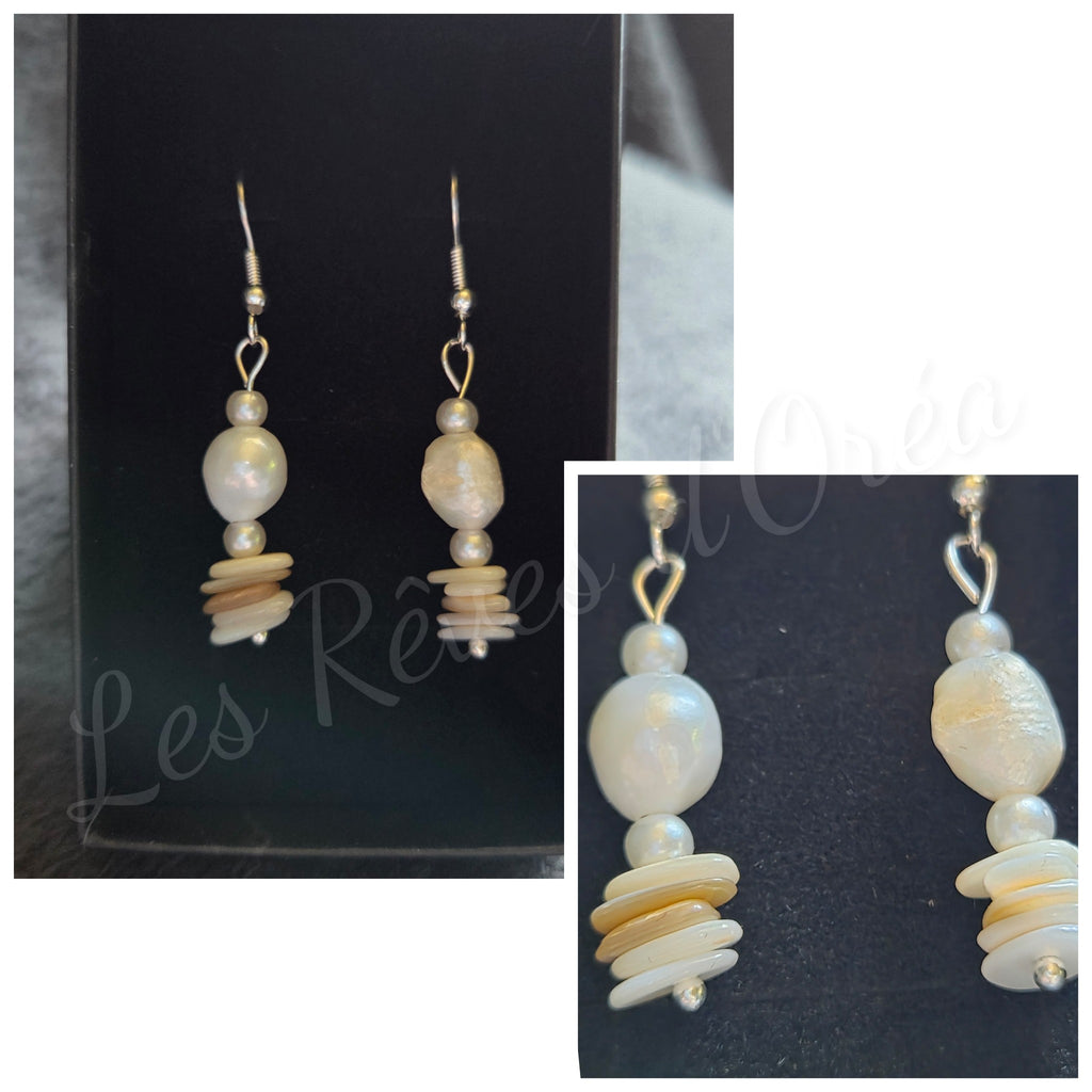 💫 Perlana 💫
Boucles d’oreilles en nacre