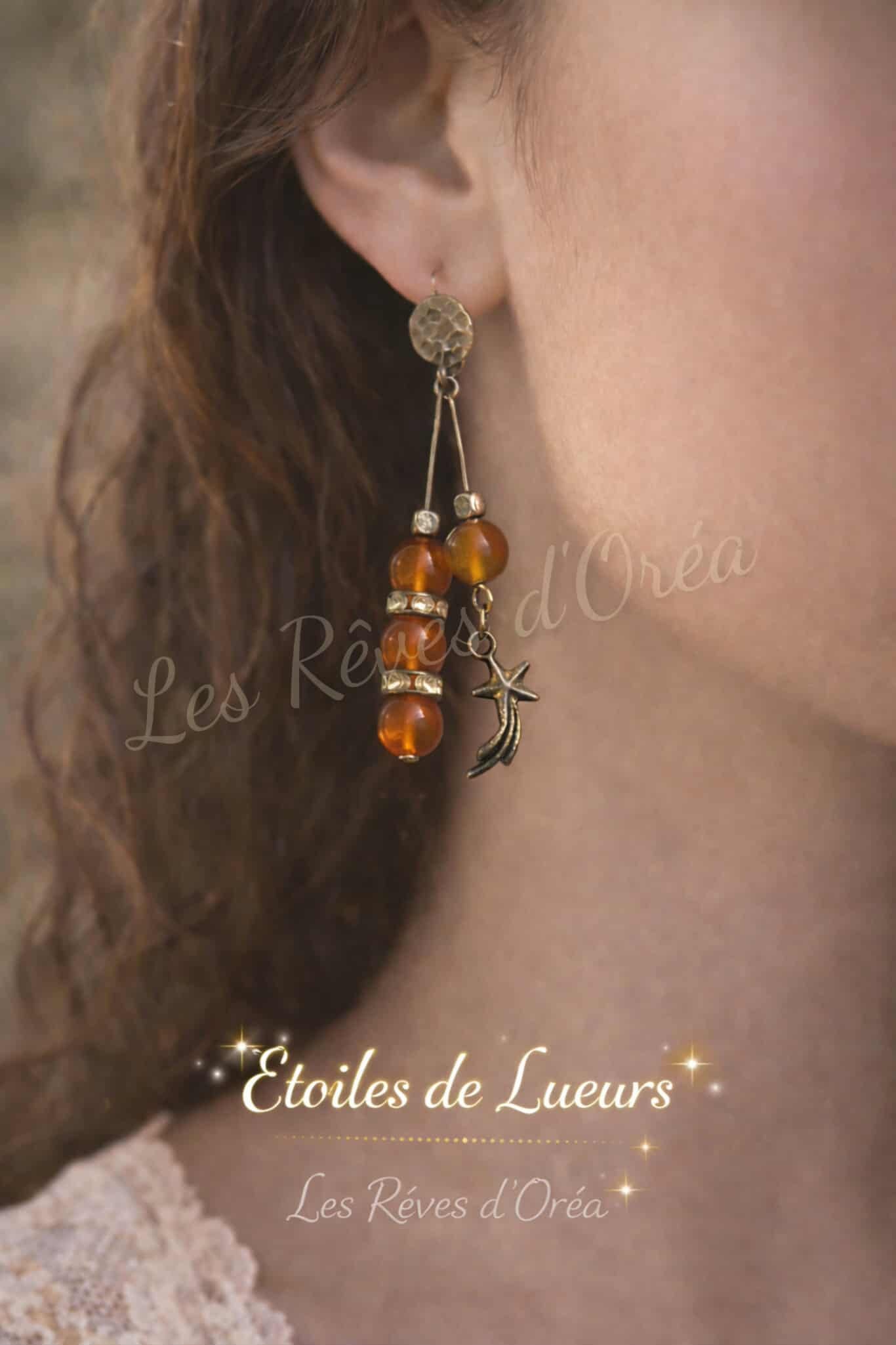 ✨ Étoiles de Lueurs ✨
Boucles d’oreilles en Ambre naturelle ✨ Énergie solaire & joie