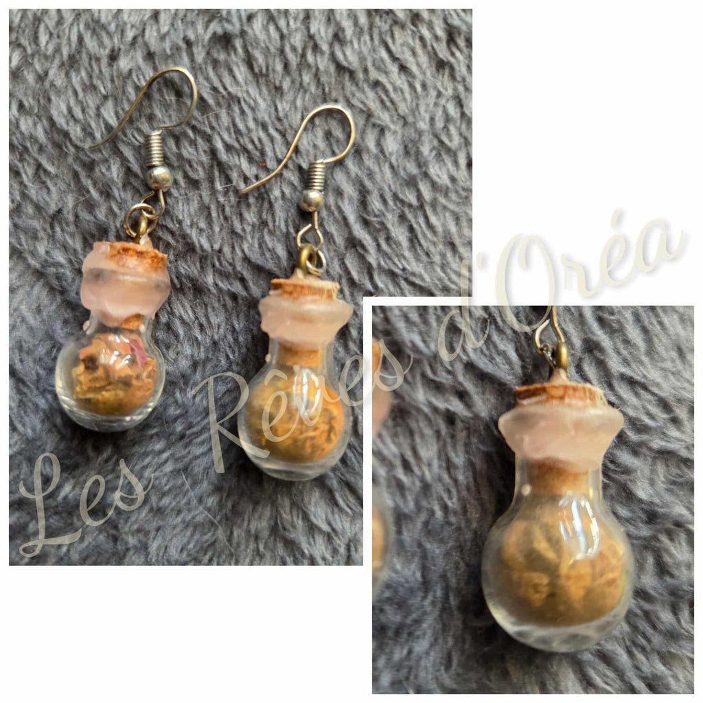⭐ Lueur d’Intention ⭐ Boucles d’oreilles Spell Jar