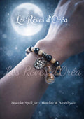 ✨ Bracelet de la Fortune Scellée & de l’Ancrage Doré ✨Citrine, Hématite & Spell Jar