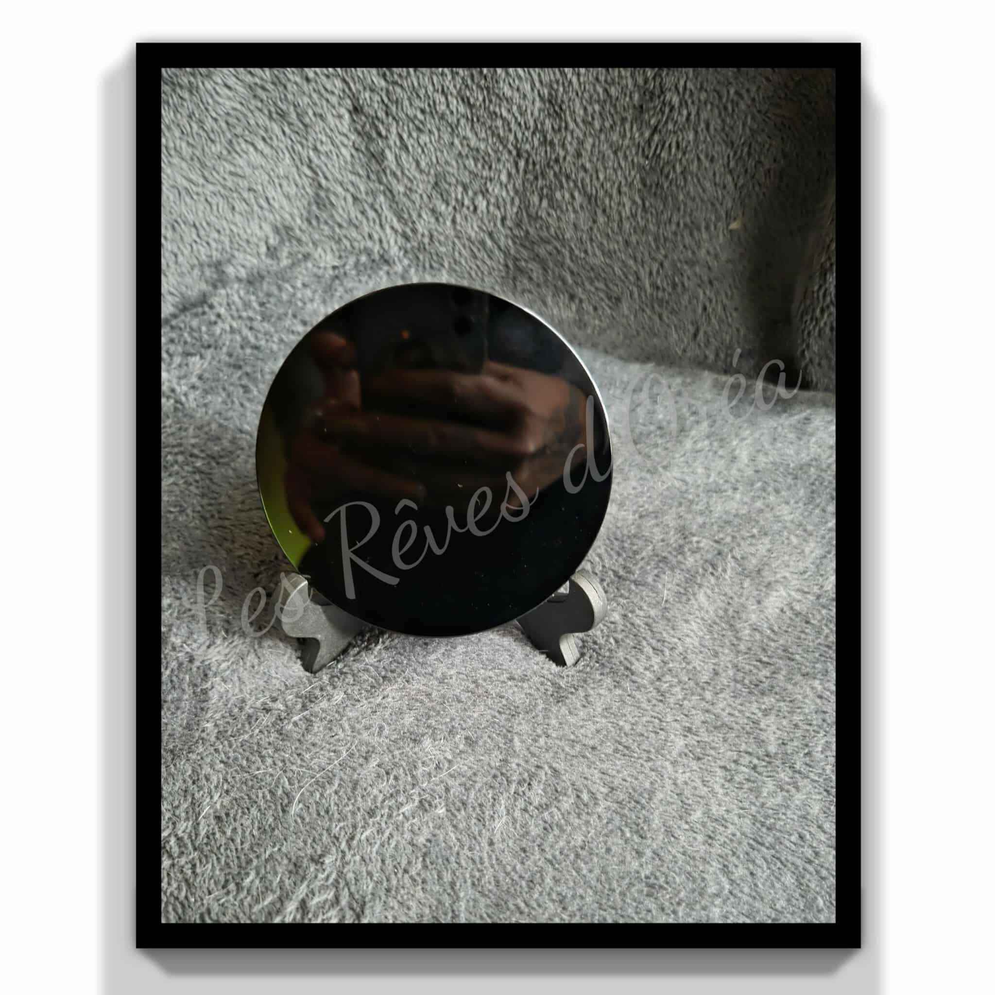 🔮 Miroir de la Sorcière 🔮 Miroir d’Obsidienne Ancestral
