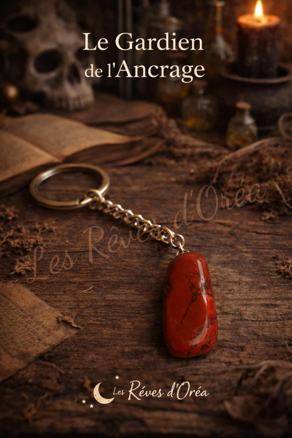 Les Gardiens de Jaspe – Porte-clés talismans d’ancrage