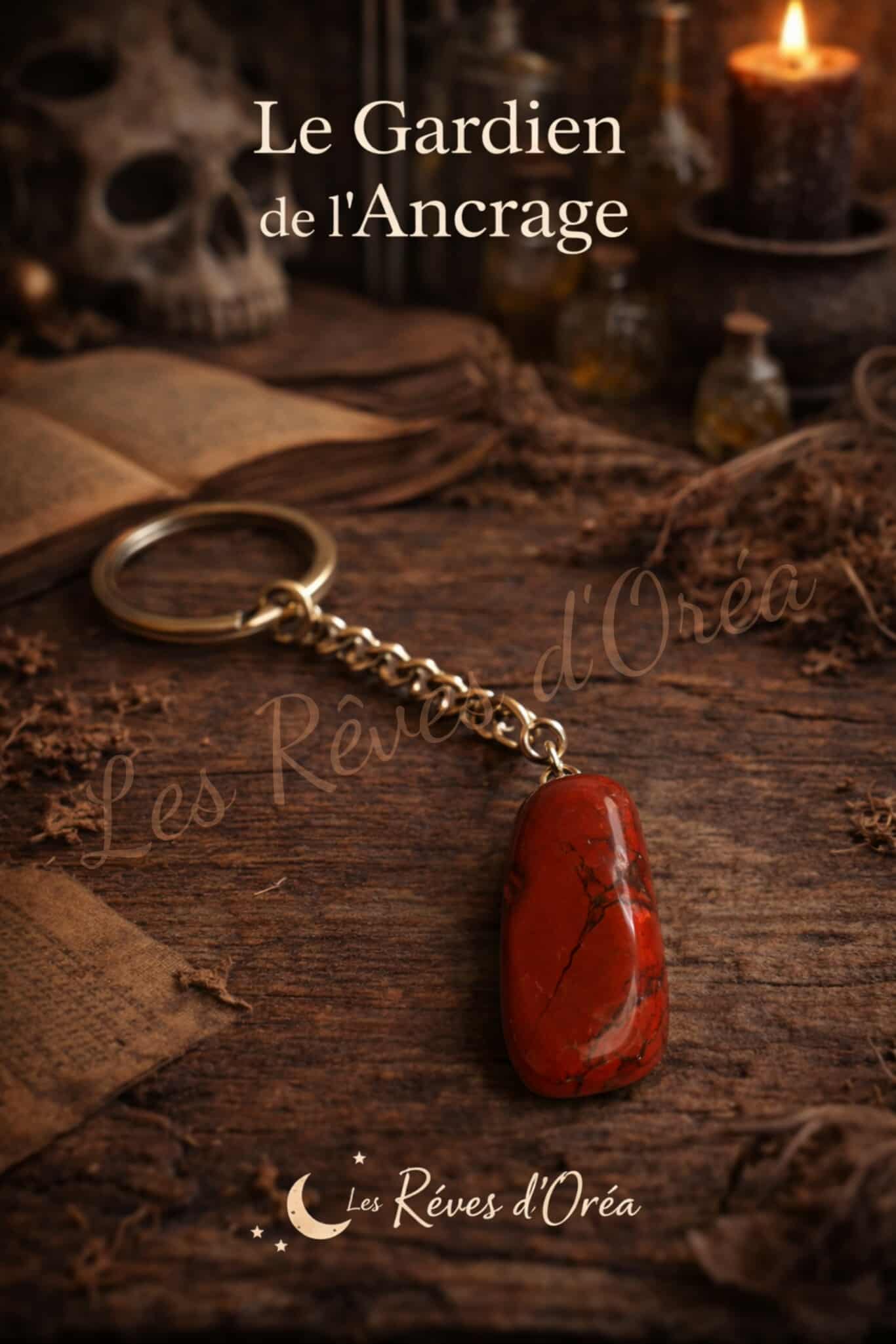Les Gardiens de Jaspe – Porte-clés talismans d’ancrage